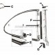 Juego gomas verticales cristal trasero.